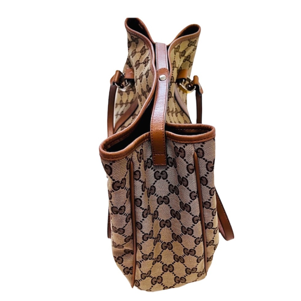 Gucci, aunthentic, tote 2 way style, 2 tone gold and silver GG sign both sides - Picture 7 of 17